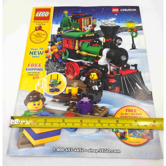 Lego Kids Holiday Creator Catalog Magazine Like New Features Trains - Picture 8 of 9